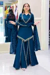 Jf 054 Roman Glass With Real Mirror Work Readymade Suits